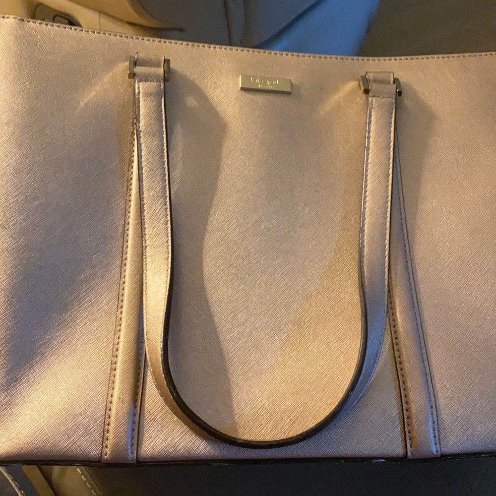 Rose Gold Kate Spade Work Tote